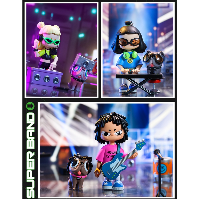 Popmart POPMART VITA Super Band Phong Cách Cơ Bản