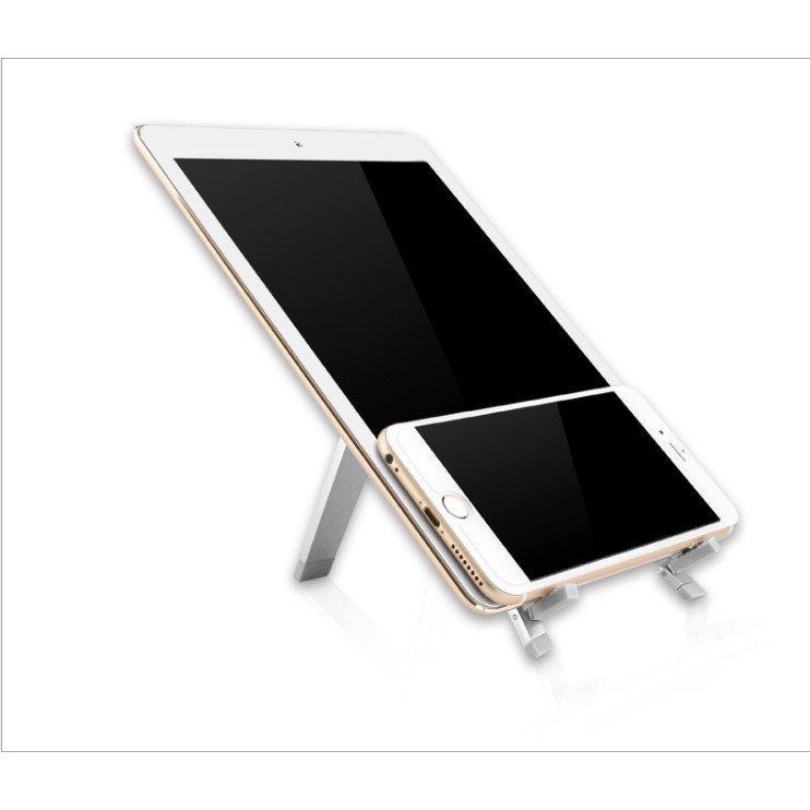 đế nhôm gập gấp gọn tam giác kê iPad, Tablet - Mobile Stand | BigBuy360 - bigbuy360.vn