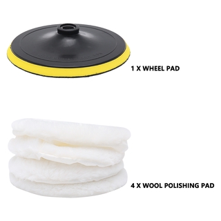Bộ 5 Miếng Mút Đánh Bóng Xe Hơi 3 / 4 / 5 ''