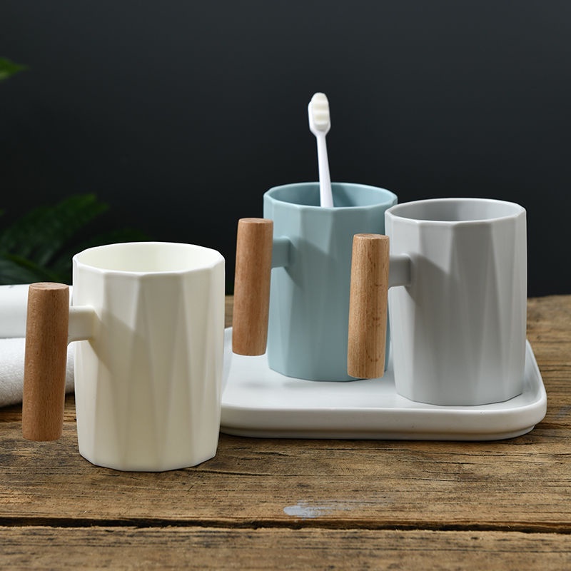 Cốc Đánh Răng Thiết Kế Đơn Giản Sáng Tạo Cho Cặp Đôi