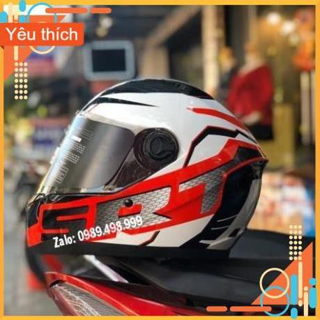 ️🛒 [Bao Chất – Bao Chuẩn] Nón fullface asia Mt136 SRT Đỏ