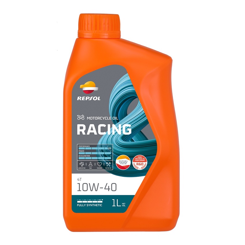 Nhớt Repsol Racing 10w40 Fully Synthetic ( mẫu mới 2022 )