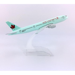Mô hình máy bay tĩnh B777-200 Air Canada 16cm
