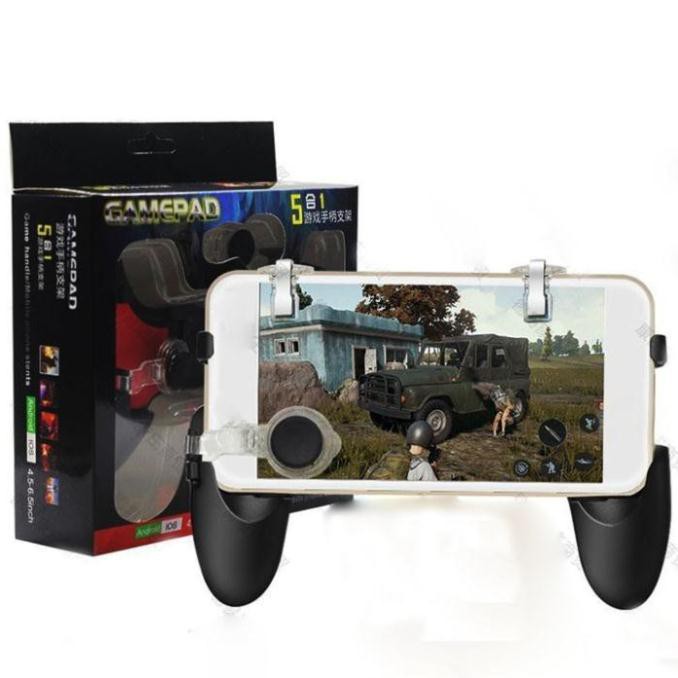 [Xả Kho] Tay cầm chơi game 5 in 1 chơi liên quân pubg - Gamepad Pubg Mobile