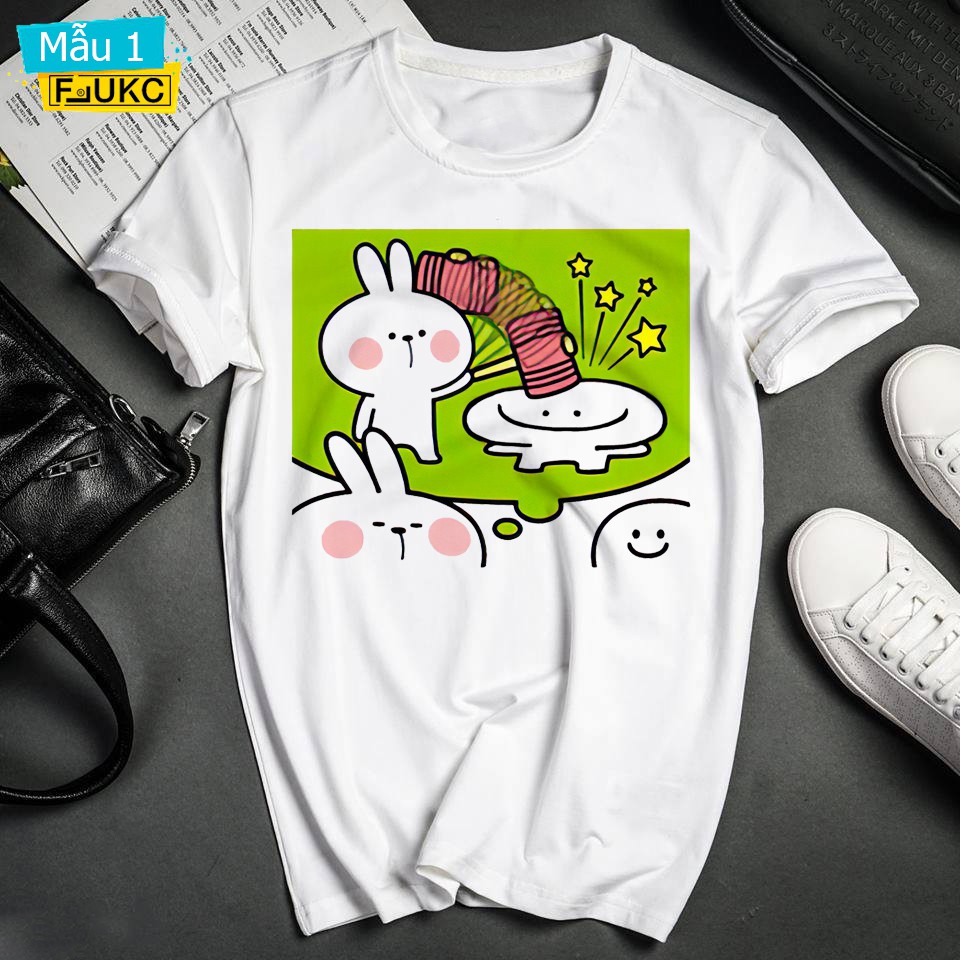 Áo Thỏ Bảy Màu Đáng Yêu Cute Giá Ưu Đãi Áo Cặp cho BFF F712L5