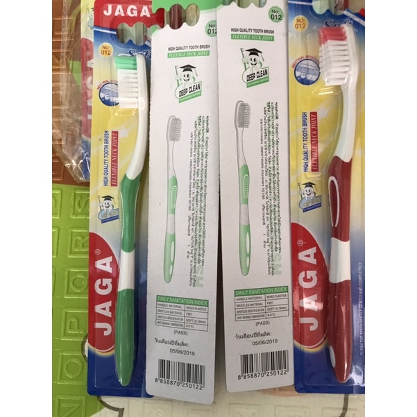 Bàn chải đánh răng Jaga Thái Lan giao màu ngẫu nhiên