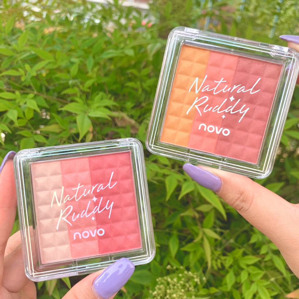 Phấn Má Hồng Novo 3 Màu Gradient Tone Cam Đào | BigBuy360 - bigbuy360.vn