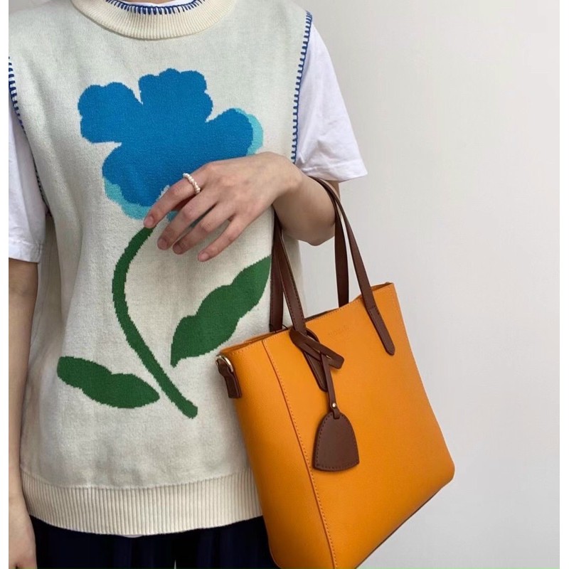 Túi tote medium Le.Liz.Blanci orange