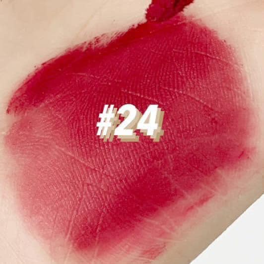 Son kem lì Romand 24  𝐅𝐚𝐝𝐞 𝐑𝐞𝐝 hồng đỏ ánh tím