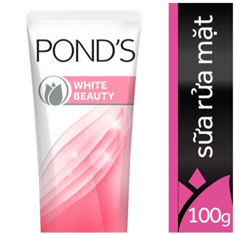 (Mẫu mới) Sữa rửa mặt Pond's trắng hồng rạng rỡ 100g