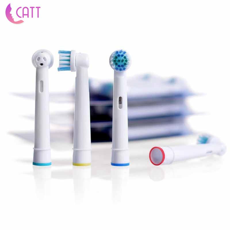 [Hàng mới về] Bộ 4 đầu thay thế tiện lợi cho bàn chải đánh răng điện