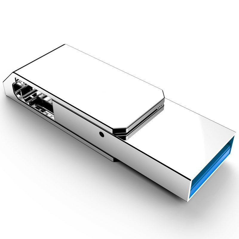 Usb Flash Drives Metal Rotary Otg Disk Waterproof Mobile Phone Drive U Card Micro Sd Bilis Memory Cards | BigBuy360 - bigbuy360.vn