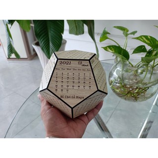 Lịch gỗ để bàn Lịch gỗ 2022