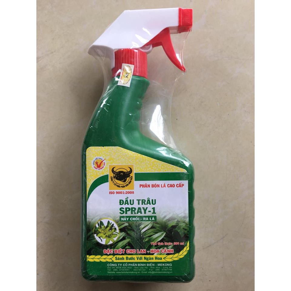 Phân bón Đầu Trâu pha sẵn dạng xịt 500ml - [ Sỉ Lẻ ]