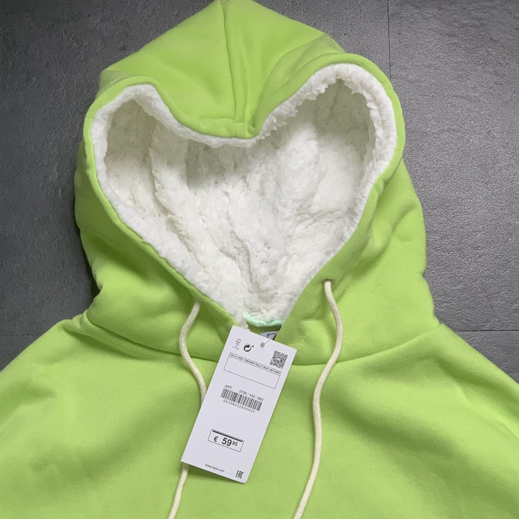 Áo Hoodie trơn, hoodie nỉ bông Mũ lông cừu nam nữ unisex,Zing store