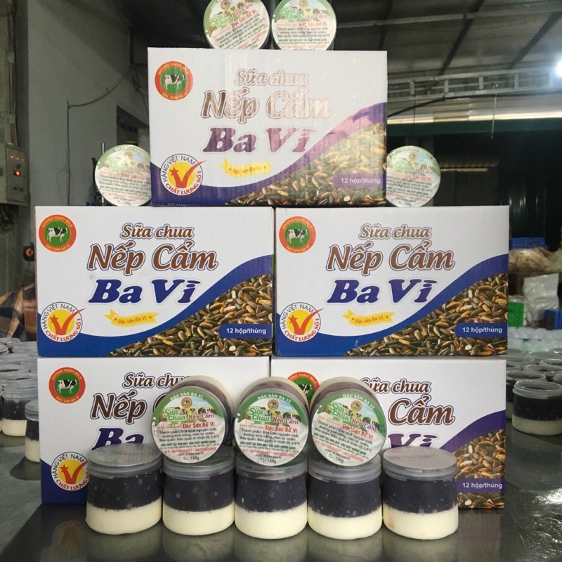 sữa chua Ba Vì hộp 12 hũ❤️GIÁ SỈ❤thơm ngon chuẩn vị