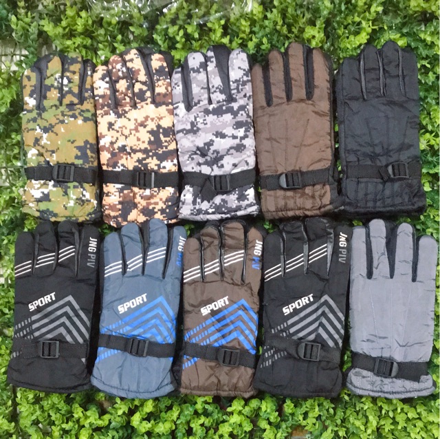 Găng tay nam lót nỉ chống nước