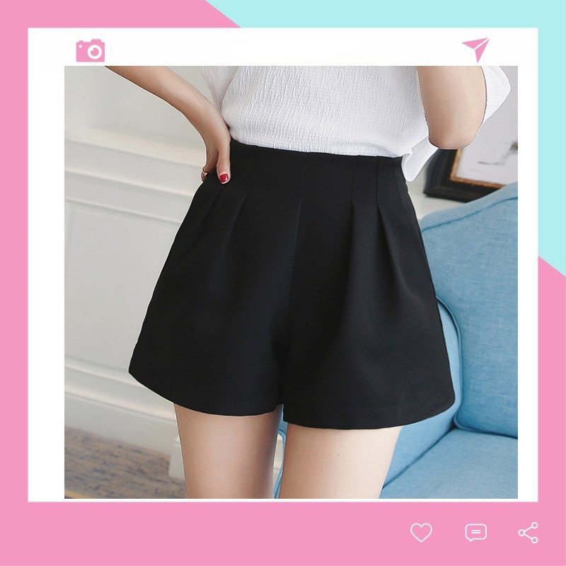 Quần Short Đùi Vải Lưng Chun Dáng Chữ A DG11