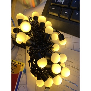 DÂY ĐÈN THẢ BI NHỎ TRANG TRÍ NGOÀI TRỜI RB LIGHTING (5m 50 bóng)