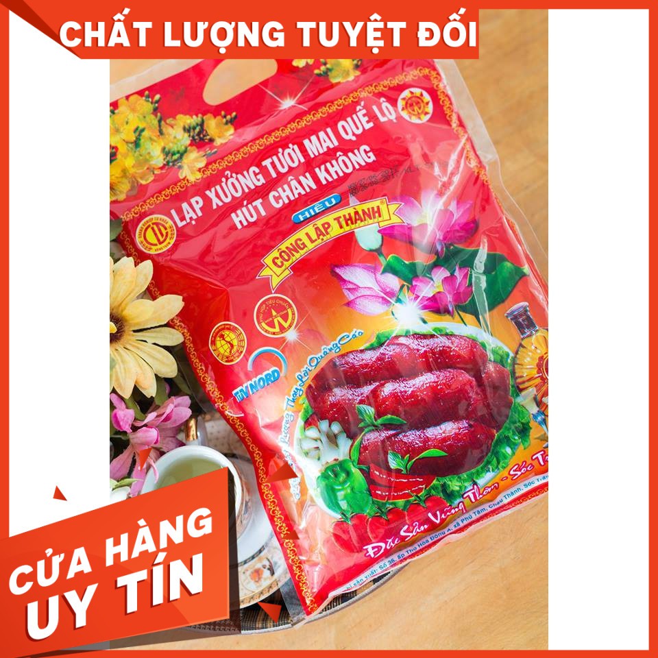Lạp Xưởng Tươi Đặc Sản Sóc Trăng 500gram[SỐ LƯỢNG]