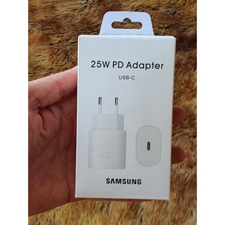 Bộ sạc nhanh Samsung 25W. Sử dụng cho tất cả các loại điện thoại hỗ trợ sạc nhanh. Bao gồm bộ sạc và dây cáp.