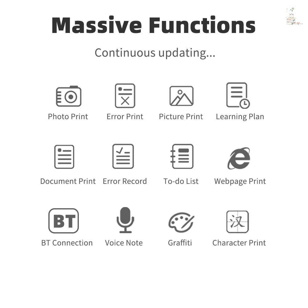 Máy In Ảnh Mini Bỏ Túi 200dpi Kèm 1 Cuộn Giấy In | BigBuy360 - bigbuy360.vn