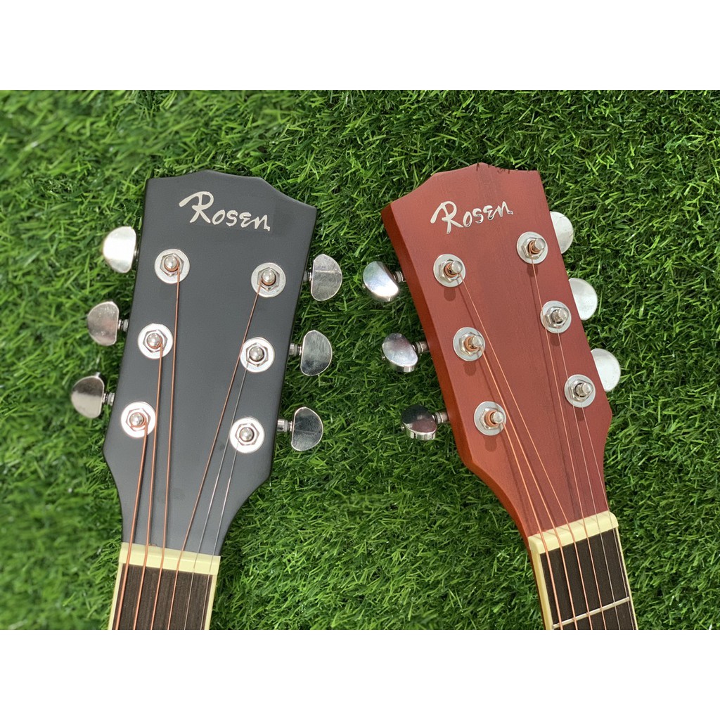 đàn guitar rosen có eq kết nối ra loa tích hợp máy chỉnh âm