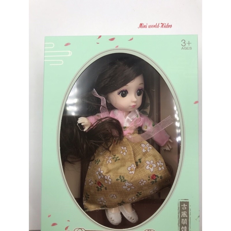 Búp bê Baboliy công chúa cổ trang có khớp mặc đồ Trung Quốc Hanbok kiếm hiệp