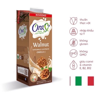 Sữa hạt óc chó nhập khẩu walnut milk orasi 1l