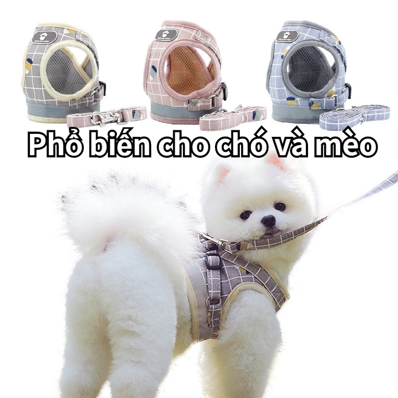 Đai Yếm Mềm Mại Thoáng Khí Có Thể Điều Chỉnh Cho Thú Cưng