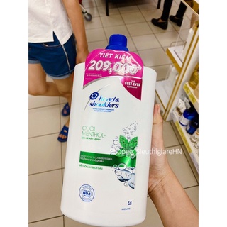 Dầu gội Head & Shoulders bạc hà mát lạnh 1800ml