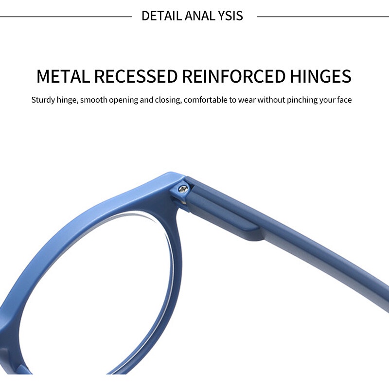 Kính Đọc Sách Gọng Lớn Thiết Kế Đơn Giản Thoải Mái Thời Trang Unisex