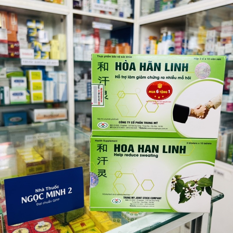✅ [Chính Hãng] HOÀ HÃN LINH hỗ trợ làm giảm chứng ra nhiều mồ hôi
