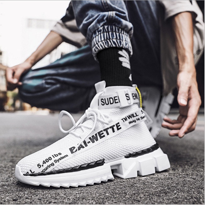 Giày sneaker nam cổ cao hàng cao cấp xả kho