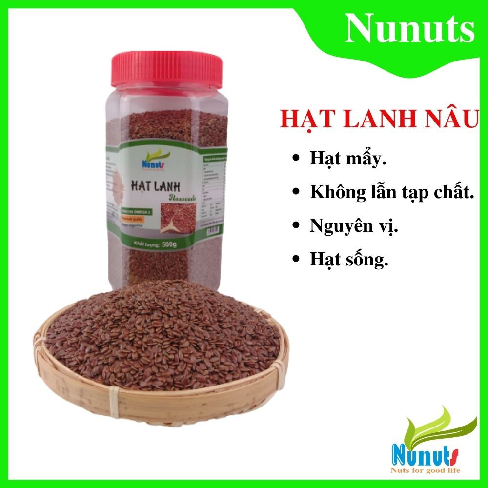 500G HẠT LANH NUNUTS