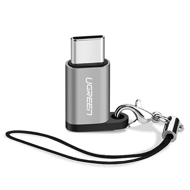 Đầu chuyển USB Type C sang Micro USB Ugreen 40945 US189 Hàng Chính Hãng Vỏ Nhôm
