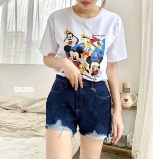 Bigsize Quần short jean SBS355