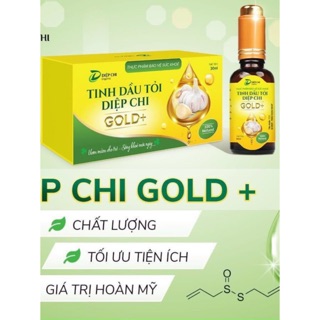 (Tặng gói bột sủi thanh nhiệt) Dầu Tỏi Diệp Chi Gold-Đánh bay ho, sổ mũi, cảm cúm 😍