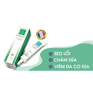 Sodermix Cream 15g - Dùng cho sẹo lồi, sẹo phì đại, chàm Sodemix