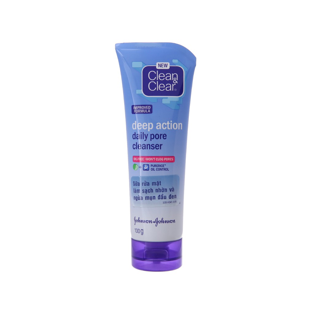 Sữa Rửa Mặt Làm Sạch Sâu Clean &amp; Clear (100g)