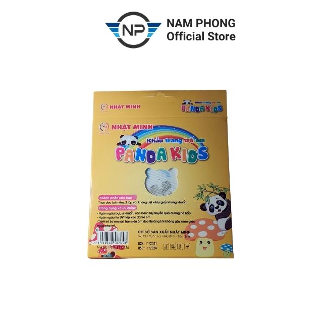 Khẩu trang trẻ em 3 lớp PANDA KIDS MASK kháng khuẩn và chống bụi mịn, an toàn cho bé, namphong_store