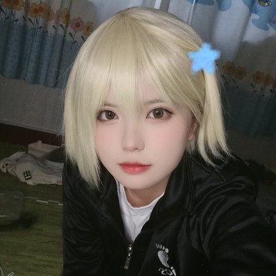 Wig/tóc giả nam nữ cơ bản cosplay màu trắng bạc xám nâu đen tím vàng hồng đỏ cam xanh