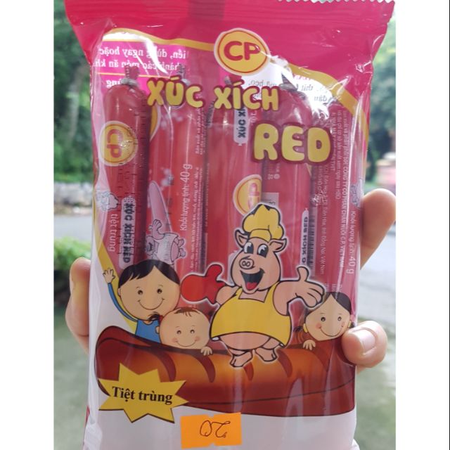 Xúc xích red tiệt trùng 5 cây 200g