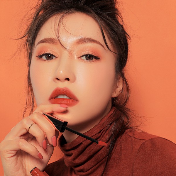 Son 3CE Kem Cloud Lip Tint Màu Needful Cam đỏ gạch