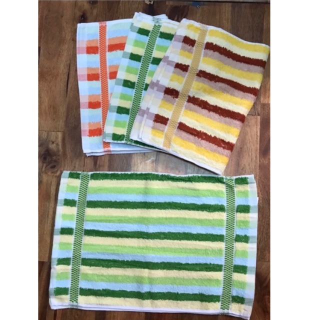 combo 5 cái khăn 4 tấc sọc