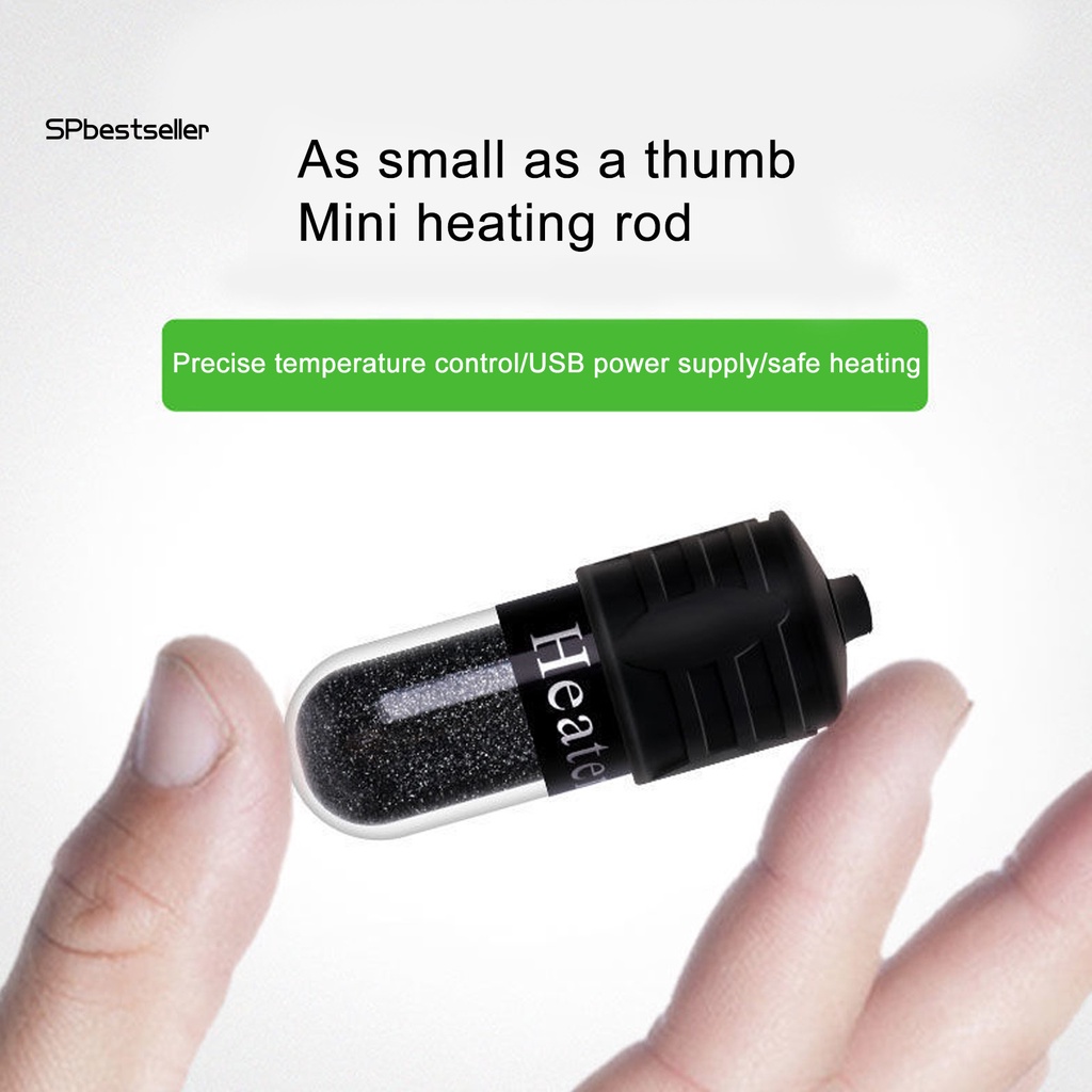 Máy Sưởi Ấm Bể Cá USB Kỹ Thuật Số 5V Mini Bằng Niken Crom