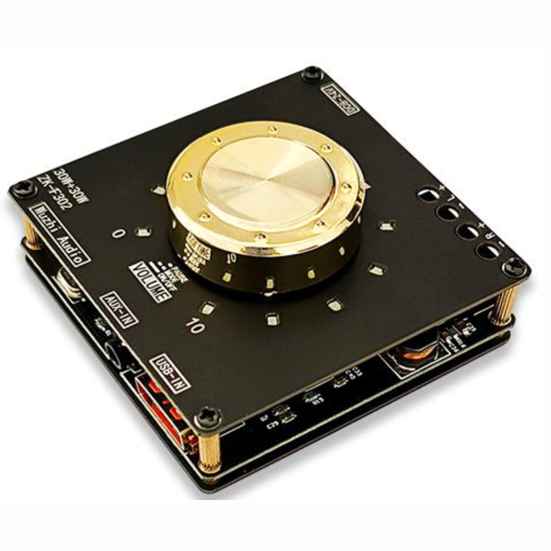 Bảng Mạch Khuếch Đại Âm Thanh ZK-F302 Hỗ Trợ Thẻ Aux USB