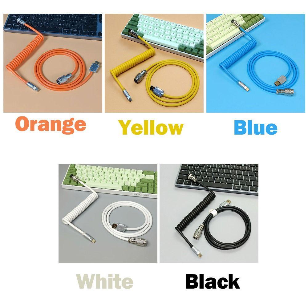 BTLIMER Dây Cáp Bàn Phím Chơi Game Bền Bỉ Có Đèn RGB