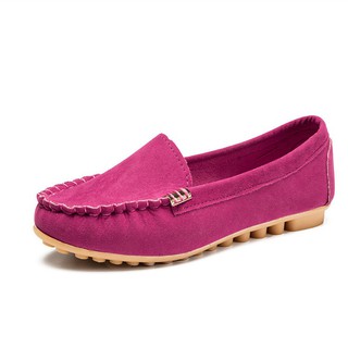 Giày Loafer Nữ Chất Liệu Da
