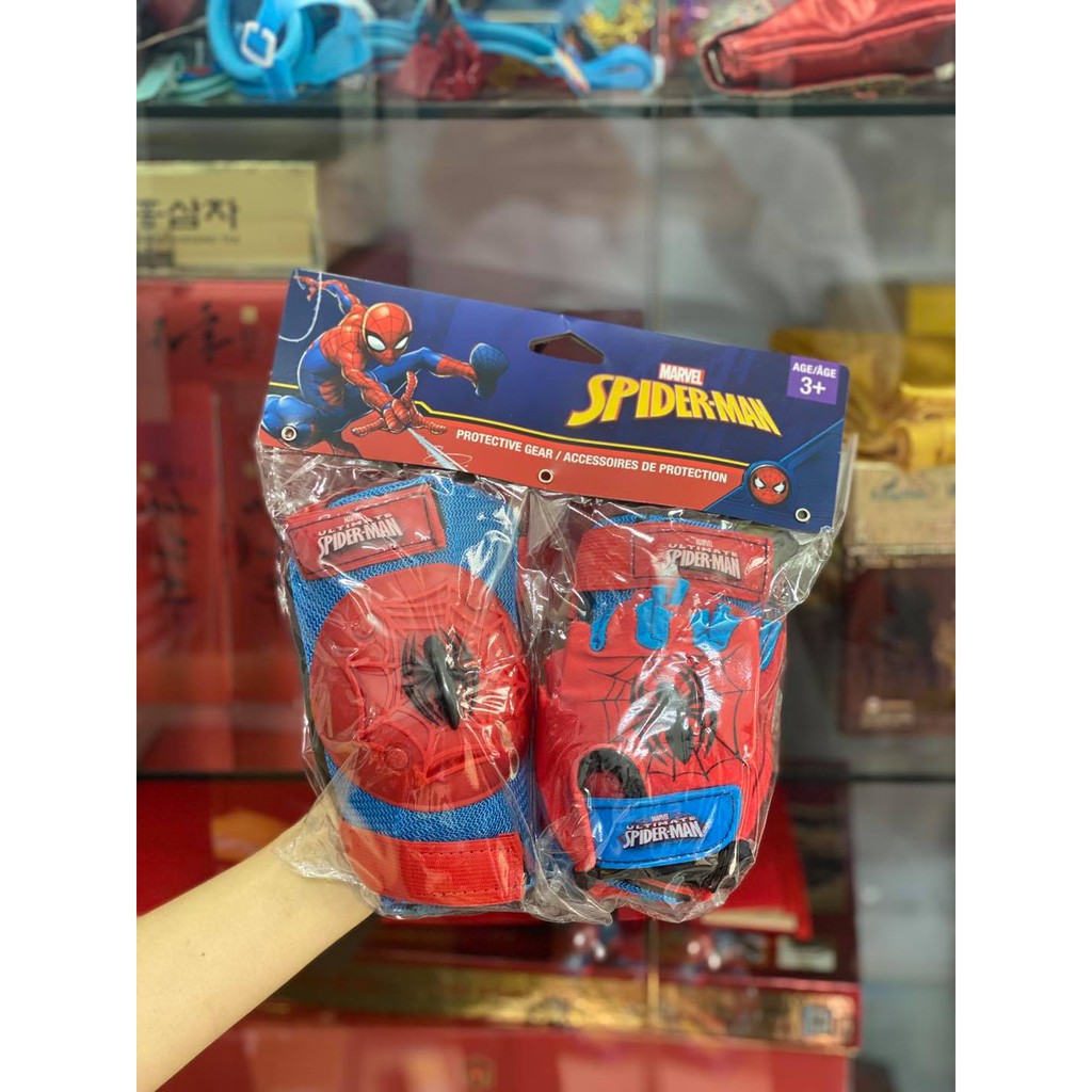 Set bảo vệ gối cho bé 6 chi tiết hình Spiderman nhập khẩu từ Mỹ